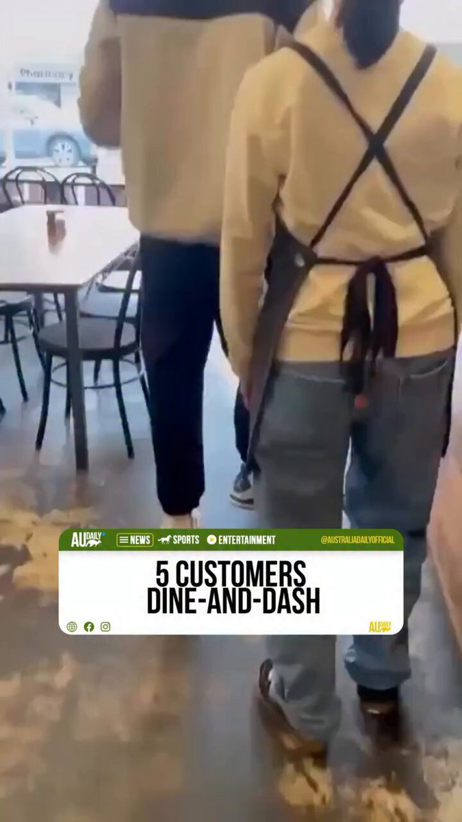 Dine-and-dash in Australia. So, it's not just an African-American thing