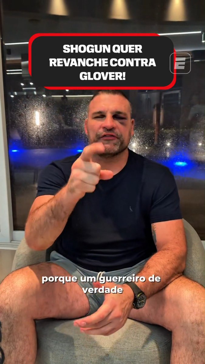 Maurício Shogun quer revanche contra Glover Teixeira após a derrota no Spaten Fight Night 3! Você gostaria de ver essa luta? 🎥: Banda Shogun #ESPNKnockOut