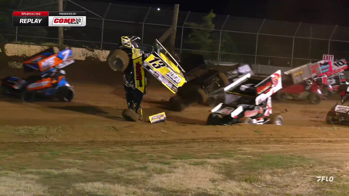 🚨 Red flag right at the start of the High Limit Racing feature at Douglas County! #HighLimitRacing | August 31 | Live on FloRacing 📺