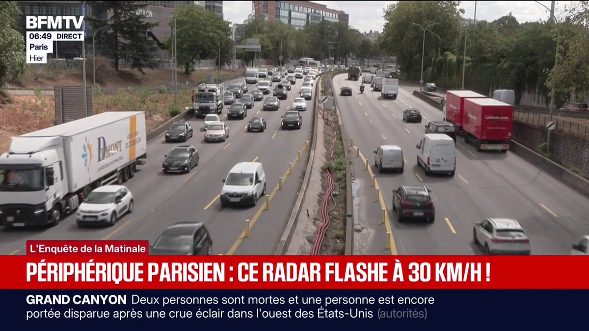 Un nouveau radar flashe dès 30 km/h sur le périphérique parisien