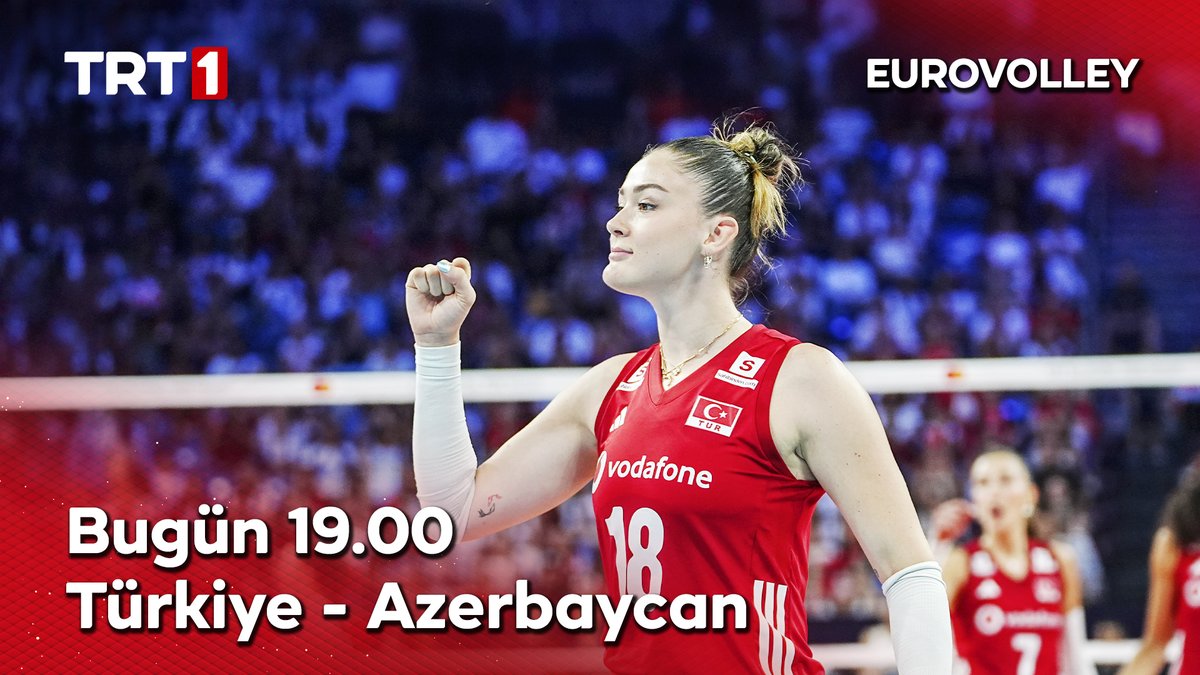 Filenin Sultanları, son 16 mücadelesinde!🇹🇷🏐 2026 CEV Trendyol Kadınlar Avrupa Voleybol Şampiyonası son 16 turu Türkiye-Azerbaycan karşılaşması bu akşam saat 19.00’da TRT 1’de.📺