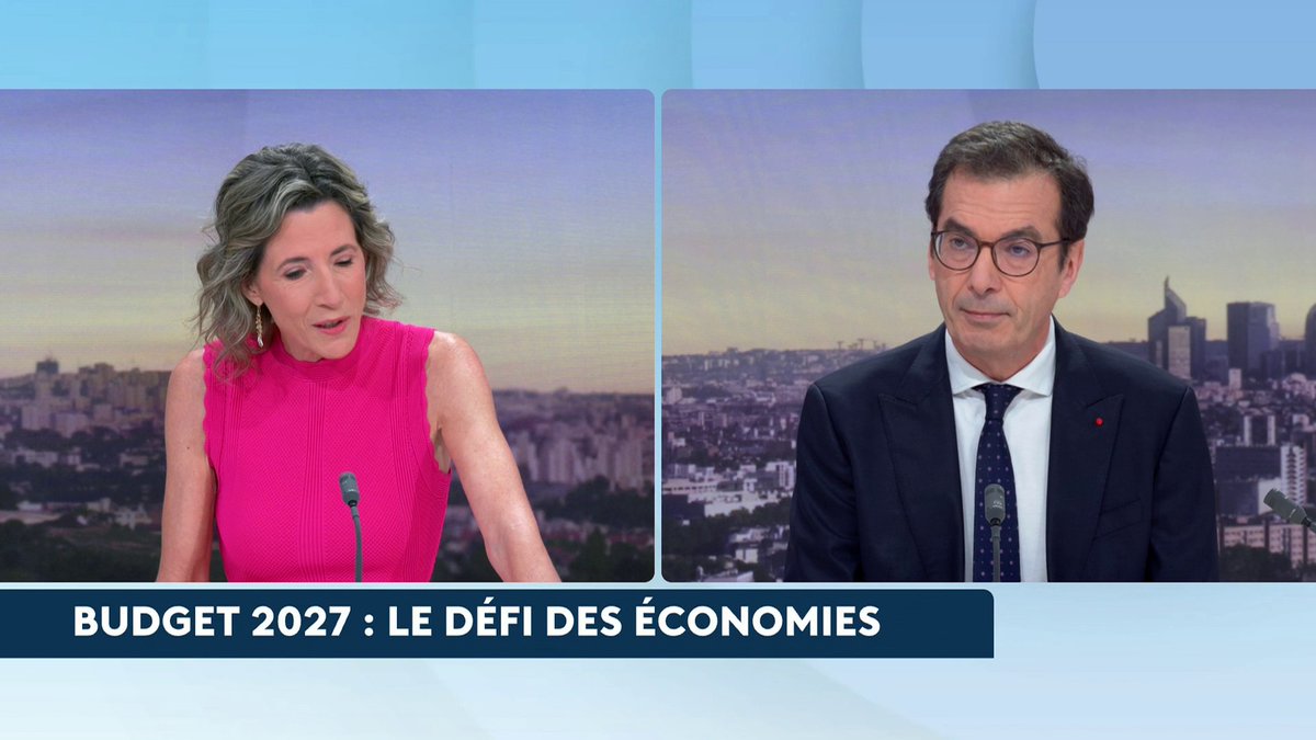 🔴 🗣 Budget 2027, le défi des économies : "Tout le monde - les actifs, les gens aisés, les entreprises - sera appelé à faire des efforts pour redresser le pays", déclare Jean-Pierre Farandou, ministre du Travail et des Solidarités. #canal16