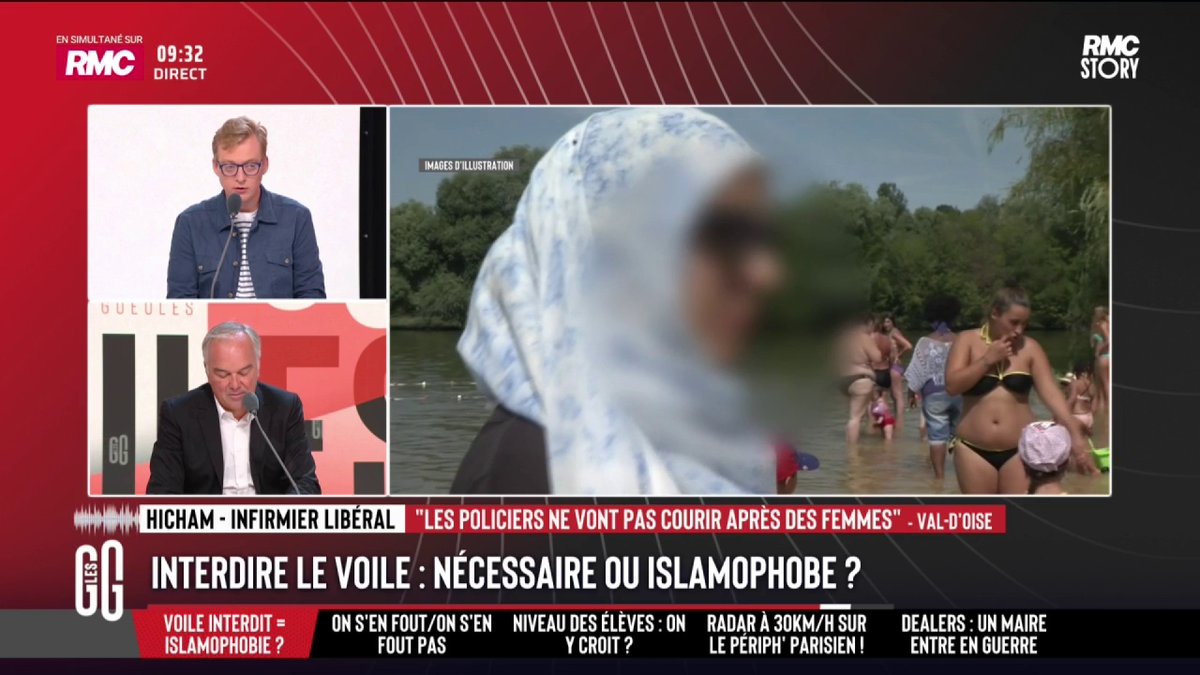 📞🗣️ Le gros coup de gueule d'Hicham au 3216 : "Le RN a réussi son coup ! C'est une bonne rentrée polémique de m*rde. Ils n'ont pas été les meilleurs au débat du MEDEF, donc ils parlent d'islam, d'immigration, du voile". #GGRMC