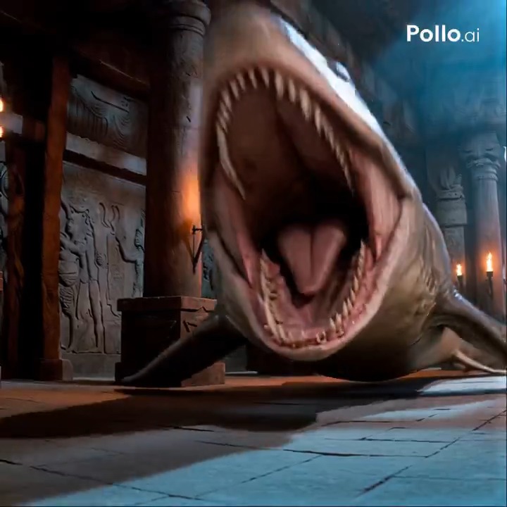 This accessory bites back! 🦈 made with Seedance on Pollo AI