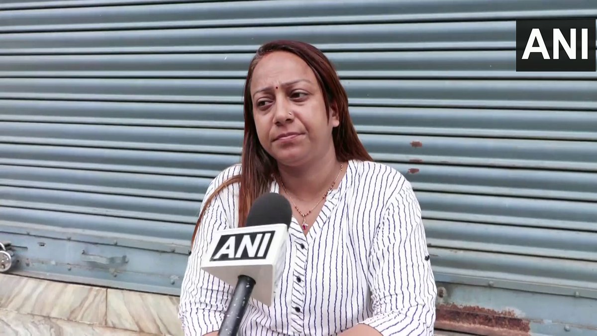 #WATCH | Nuwakot, Nepal | Laxmi Pandey, the owner of the green-colored house which survived the August 26 flash flood, says, "We feel lucky to have survived. It is like a second birth for us. We had climbed to the upper floor as flood water had entered my house. Even during the Nepal earthquake, we felt very strong tremors, and the nearby houses collapsed. We were rescued and saved by our neighbours."