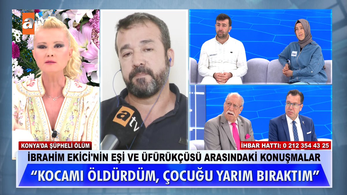 İbrahim Ekici'nin eşi ve üfürükçüsü arasındaki konuşmalar... ''Kocamı öldürdüm, çocuğu yarım bıraktım'' #MügeAnlıİleTatlıSert #MügeAnlı atv
