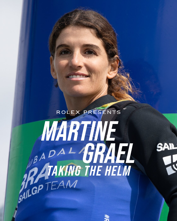 Out now. Double Olympic gold medallist Martine Grael made history as SailGP’s first woman driver. In ‘Taking the Helm’, part of an exclusive documentary series about the #RolexFamily, she reveals how she has carved her own path. More on #Reachforthecrown