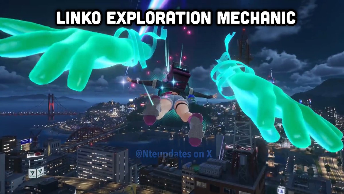 Linko Exploration Mechanic, Glider in Open World &amp; Bond Interactions! 🩵 Honestly She’s really Cute #NTE #NevernessToEverness #NTEcreator