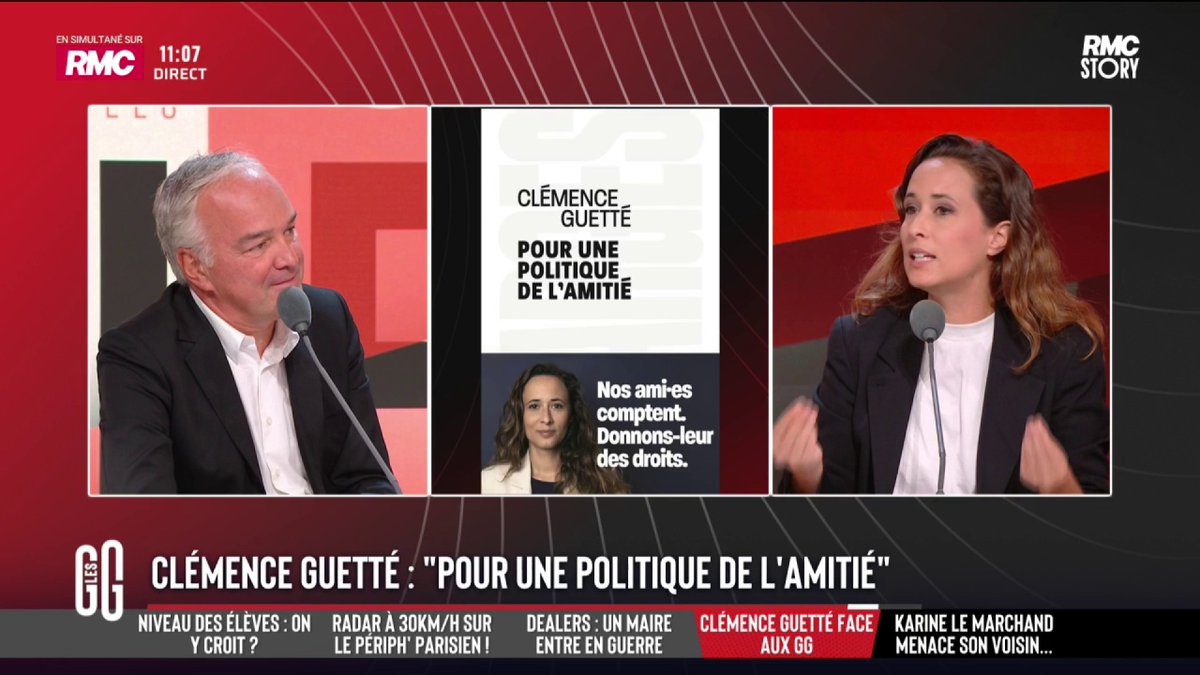 🎙️ Clémence Guetté : "Il y a des gens qui organisent leur vie autrement qu'en étant en couple !" 🎙️ Olivier Truchot : "Mais c'est quelque chose de personnel, l'amitié" #GGRMC