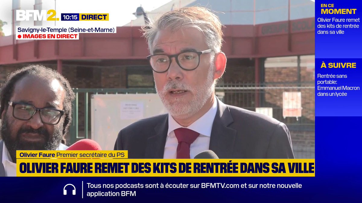 Olivier Faure (PS): "Si le budget final ressemble aux projets de messieurs Retailleau, Attal et Philippe, alors nous censurerons" #BFM2