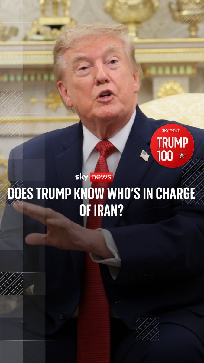 Does Donald Trump actually know who is in charge of Iran? Mark Stone and David Blevins discuss the US president's response to a reporter's question - along with an apparent AI-generated video of a US attack on Kharg Island. 🎧 Listen to Trump100: