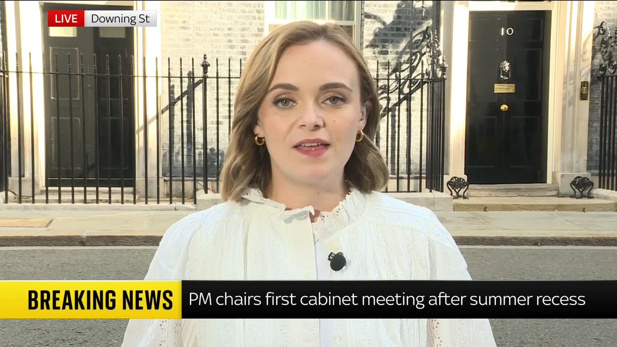 🗣️ 'The difficult decisions lie ahead.' Lucy McDaid is outside Downing Street as Andy Burnham chairs his first cabinet meeting after the summer recess. She says today is a day of many firsts for the PM. Follow along live:
