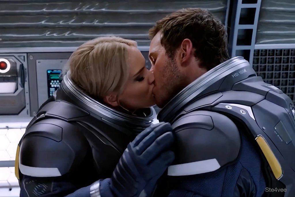 Chris Pratt and Jennifer Lawrence had very insane chemistry in Passengers.