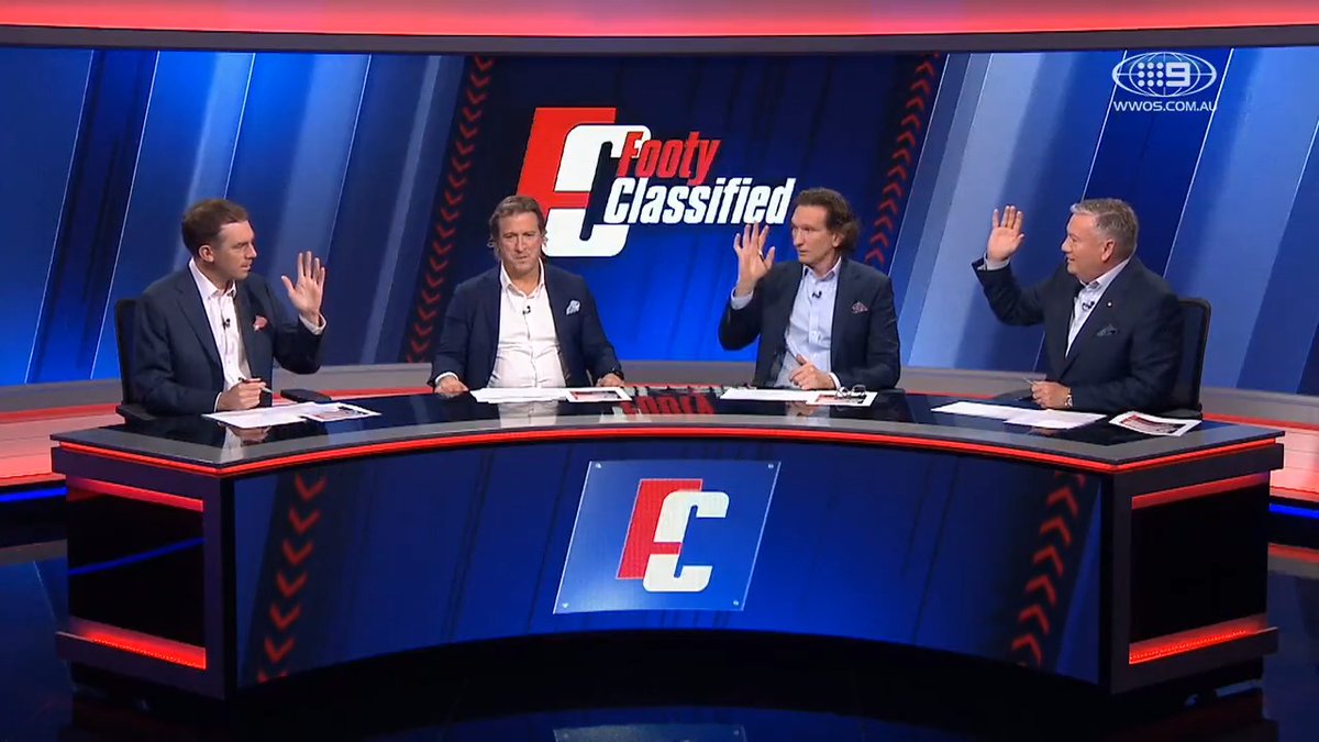 "We finished 8th and I'd rather just play four and win it, rather than five." Even after a win on Friday night, Bevo's still not a fan of the wildcard 😅 #9FootyClassified | Coming up tonight on 9 & 9Now 🖥️
