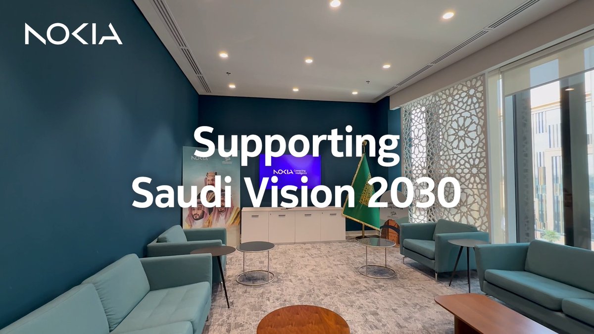 Investing in Saudi Arabia’s digital future. Nokia is supporting Vision 2030 by strengthening local operations, developing future-ready talent, and creating greater opportunities for women in technology. #Vision2030 #Nokia