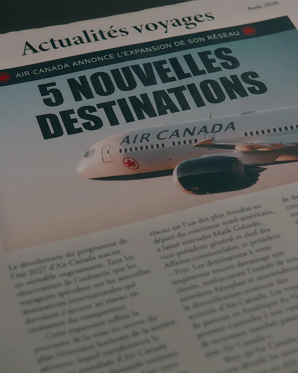 Pouvez-vous deviner nos nouvelles destinations? 👀 Cinq nouvelles destinations s’ajouteront à notre réseau l’été prochain. Repérez les indices pour deviner lesquelles! Revenez le 3 septembre pour découvrir où nous nous envolerons! En savoir plus: