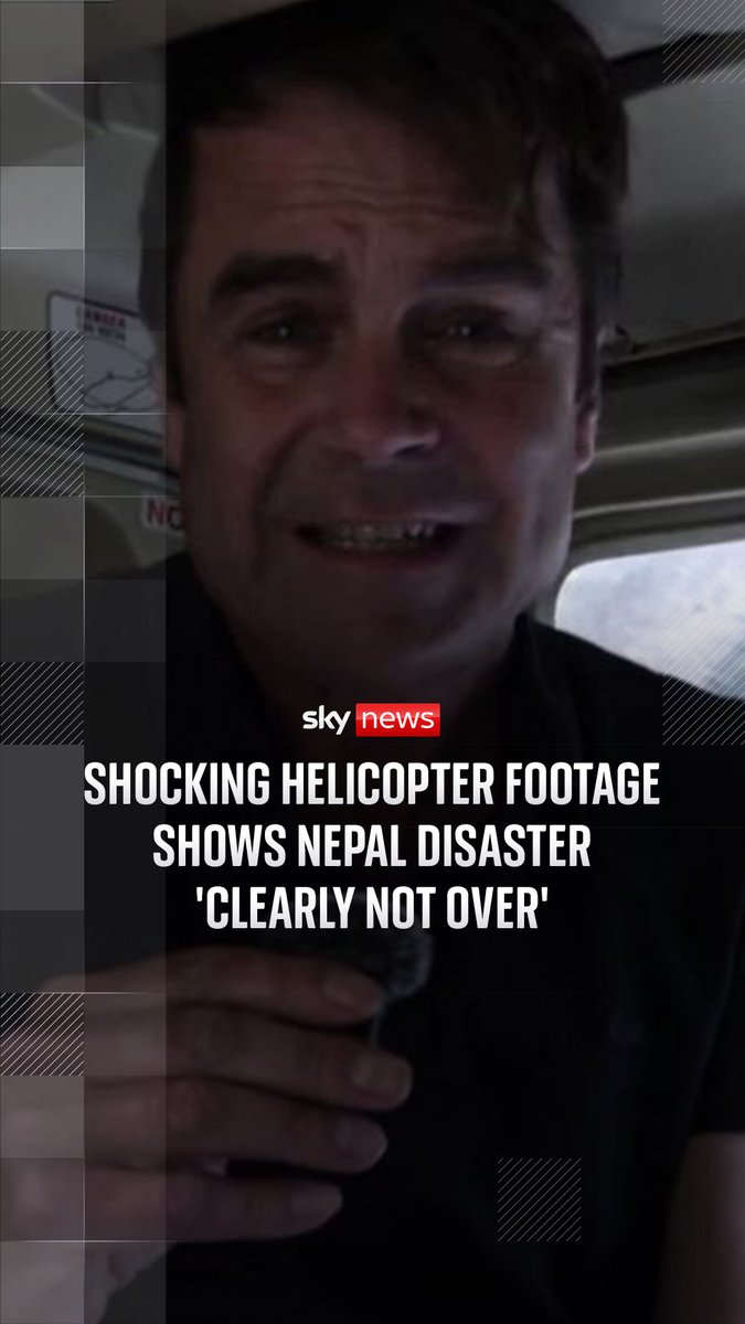 Sky's international correspondent @Sparkomat joins a team surveying the scene of devastation along the Trishuli River. Nepal floods latest:
