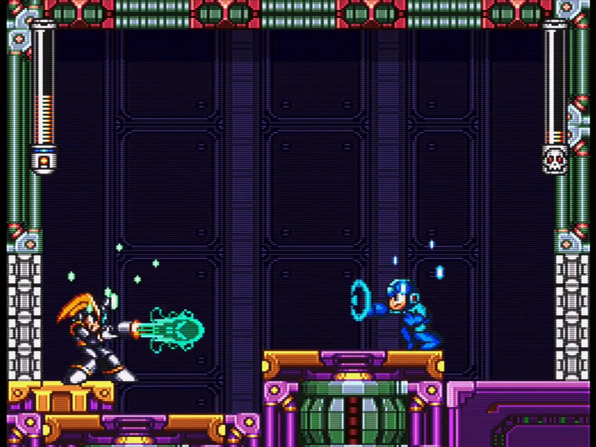 Round 1: Rocking and rolling with Bass. Mega Man 7, 1995 [Super Nintendo] "Theme of Forte" - Makoto Tomozawa