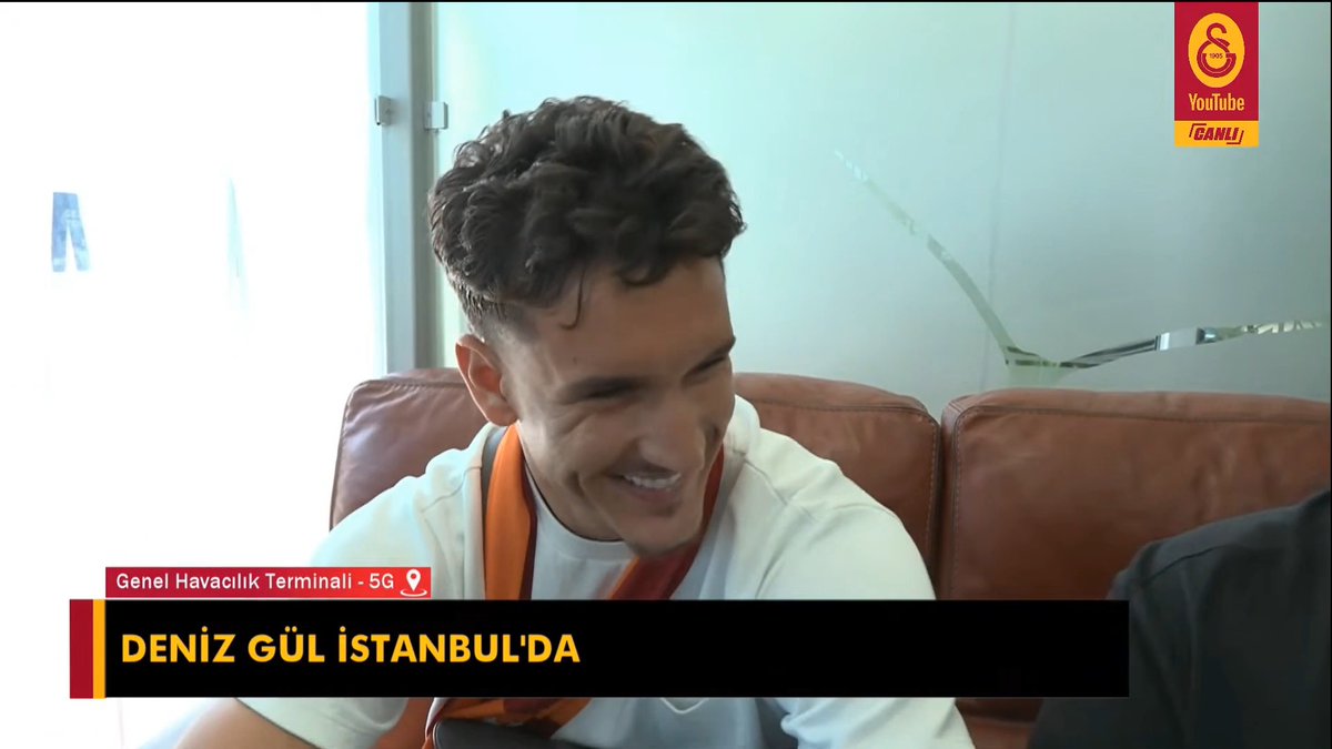 Deniz Gül'ün Türkçesi: "Çok teşekkürler, sizi bekliyorum." (GS Youtube Katıl)