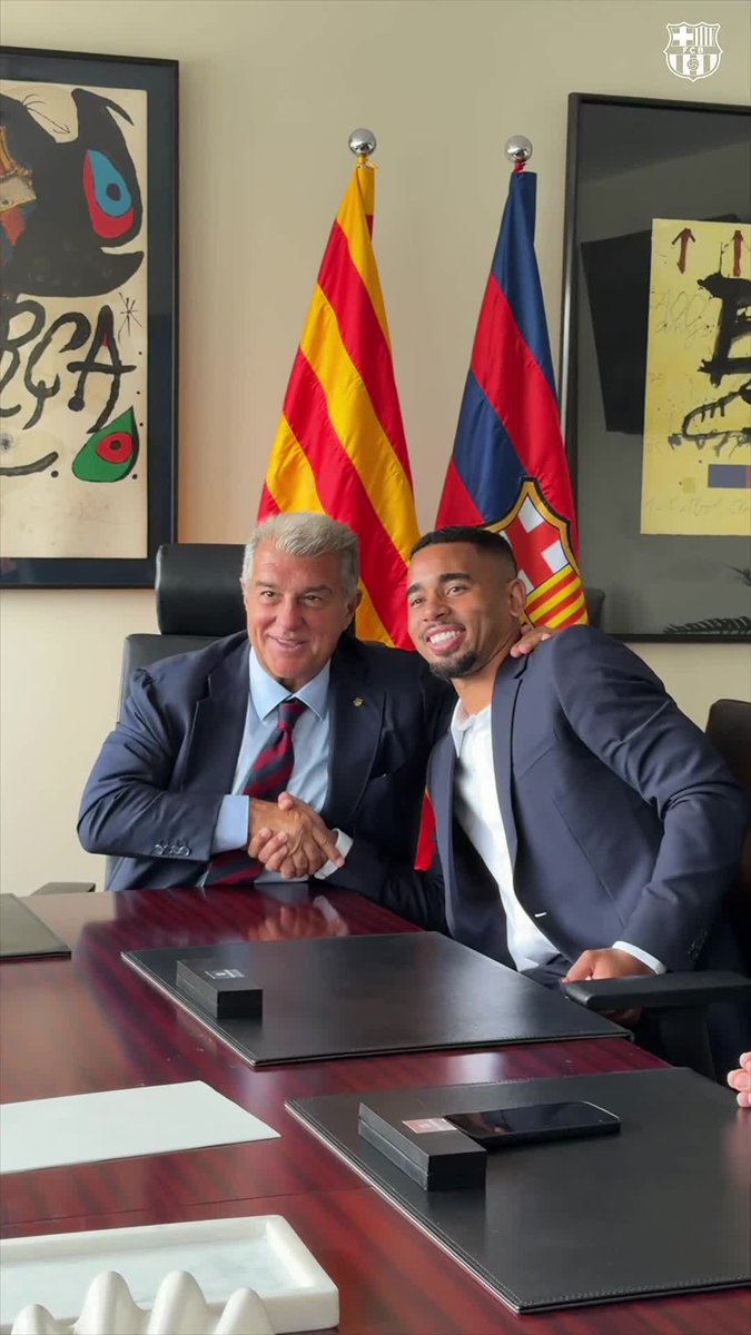 Welcome to Barรงa, Gabriel Jesus! ๐โค๏ธ