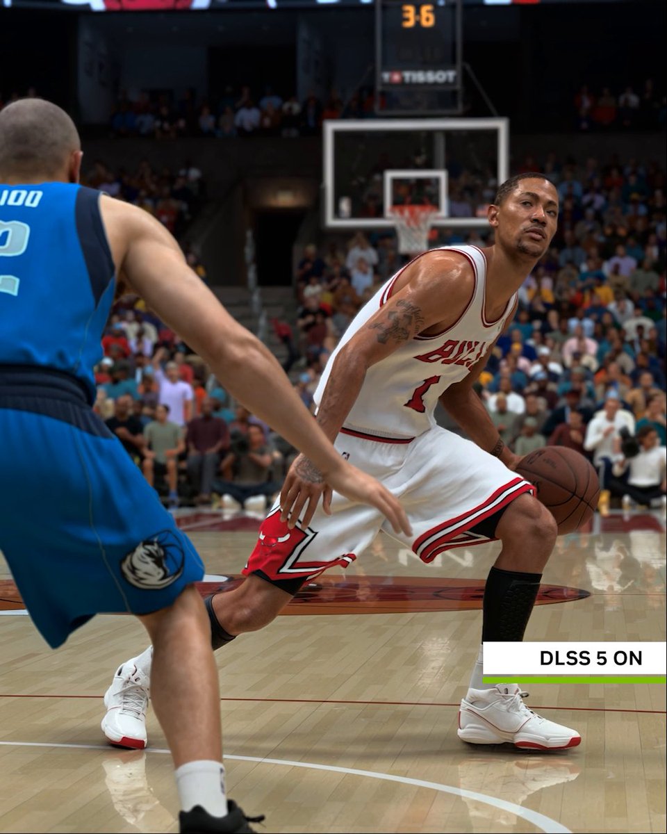 Découvrez comment Visual Concepts, le développeur de NBA 2K, a adapté le NVIDIA DLSS 5 pour offrir une expérience NBA encore plus réaliste dans NBA 2K27 🏀 NBA 2K27 passe en #RTXON dès le 3 Septembre prochain. En savoir plus ➡️
