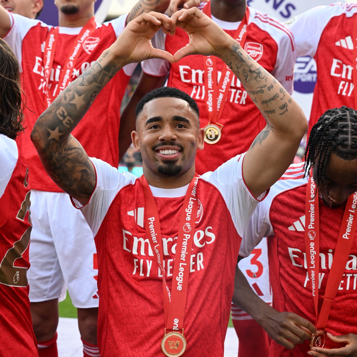 Dreams achieved ❤️ The best of Gabby at The Arsenal 🇧🇷