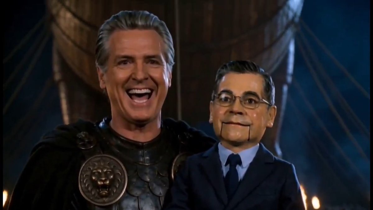 The Odyssey: California Look what the Machine brought us: Xavier Becerra! But who’s that hiding inside?