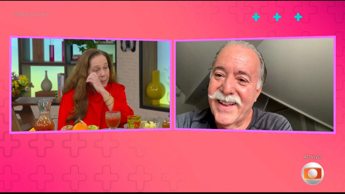 que momento lindo! 🥹 Isabela Garcia se emociona ao falar da amizade com Tony Ramos 🫂 🫶 #MaisVocê #TVGlobo