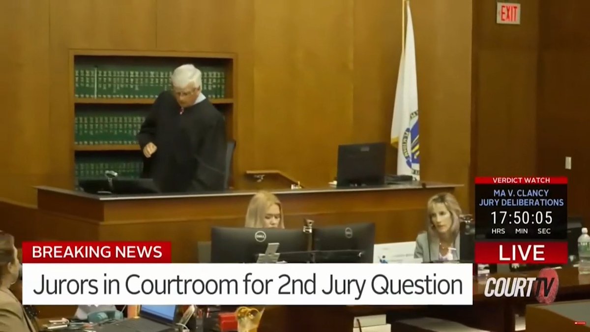 🚨 BREAKING: Lindsay Clancy jurors deadlocked, judge orders them to press on.