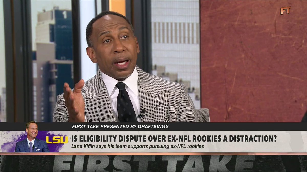 “LSU may very well be ready. … LSU is coming!” Stephen A Smith isn't counting out LSU against Clemson in Week 1 👀