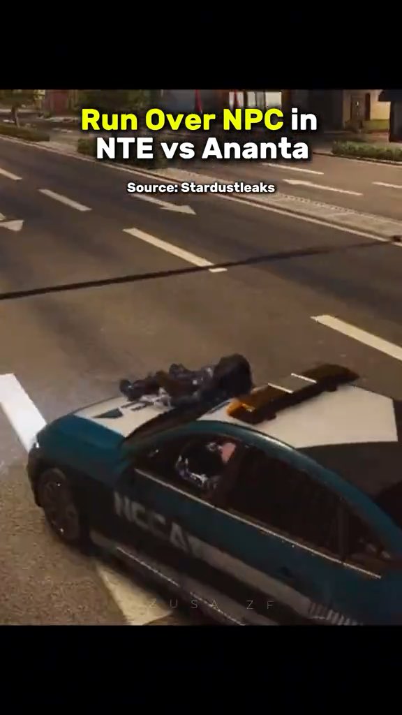 Running Over NPCs in NTE Vs ANANTA Via StardustLeaks #NTE #Ananta