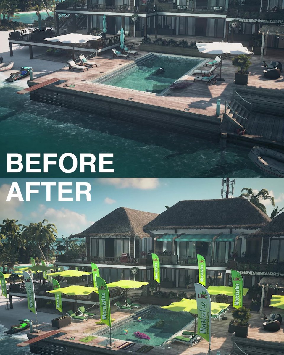Before and after of how we built The Herbalist mission featuring Snoop Dogg, part 1. 🛠️🌿 Which part of the map surprised you the most? Play for FREE until September 26th. #HITMAN #Agent47 #TheHerbalist #SnoopDogg