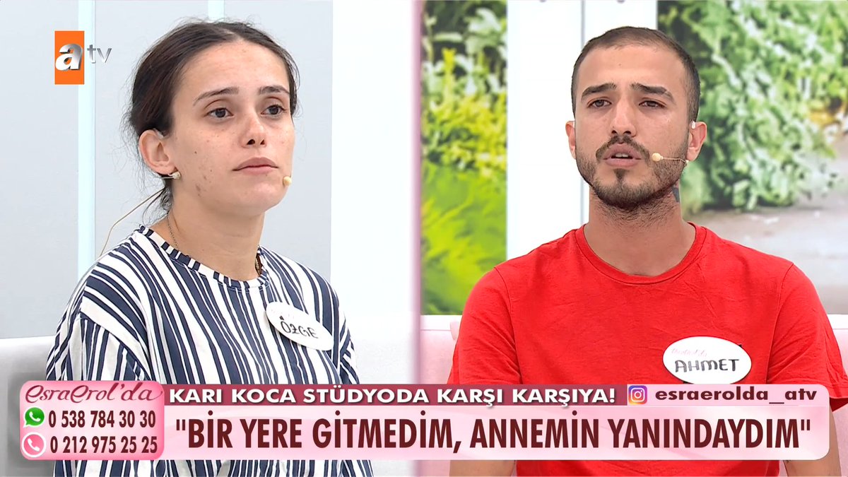 Karı koca stüdyoda karşı karşıya! "Ahmet'e karşı tüm duygularım bitti" #EsraErolda