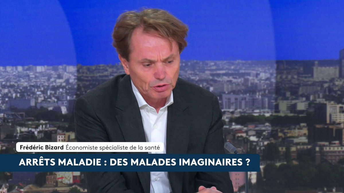 🔴 🗣️ Arrêts maladie : "On est à 20% de la population qui a une ou plusieurs affections longue durée, c'est-à-dire cancer, insuffisance cardiaque...", explique l'économiste Frédéric Bizard. 📺 Alexandra Uzan 📺 #LeScanInfo #canal16