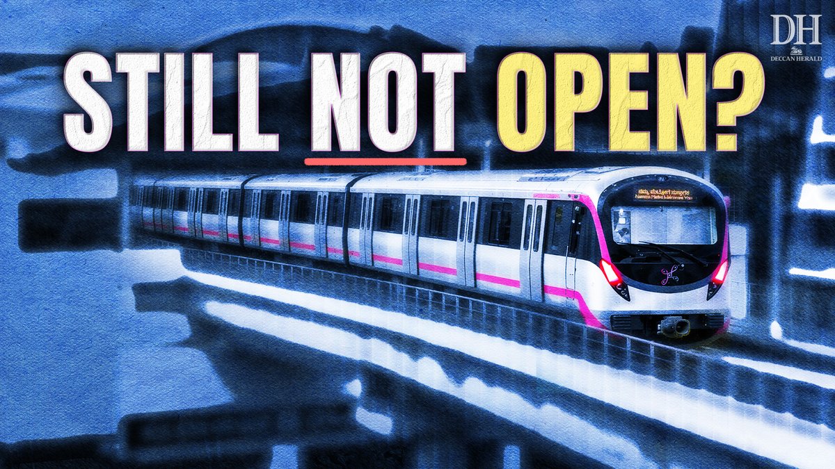Why Bengaluru’s Pink Line Metro hasn’t opened yet? The stations look ready. The tracks are in place. The trains are here. Yet Bengaluru’s much-awaited Pink Line is still not open. So, what exactly is holding it up? Watch the full video to find out what’s keeping the Pink Line from opening to passengers. #Bengaluru #NammaMetro #PinkLineMetro