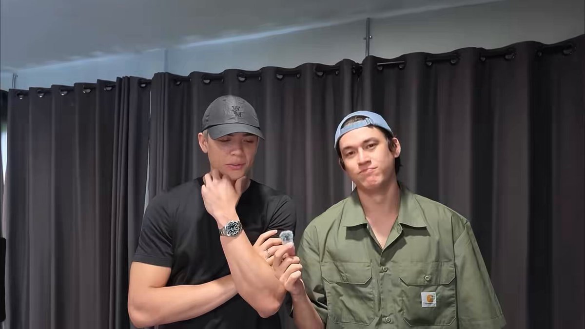 #GMMTVLiveHouse #RoundOneSeries #JossGawin 🎙️: (y’all come back) just in time for the filming~ 🎙️: (which is) at the end of september na haa 🐧: yesss it’s close na krubb 🎙️: are y’all ready?? zacknick?! 🐧: not ready yet for now krub 🐻: 😆☺️😆☺️😆☺️😆☺️😆 🐧: but will be ready by then krub