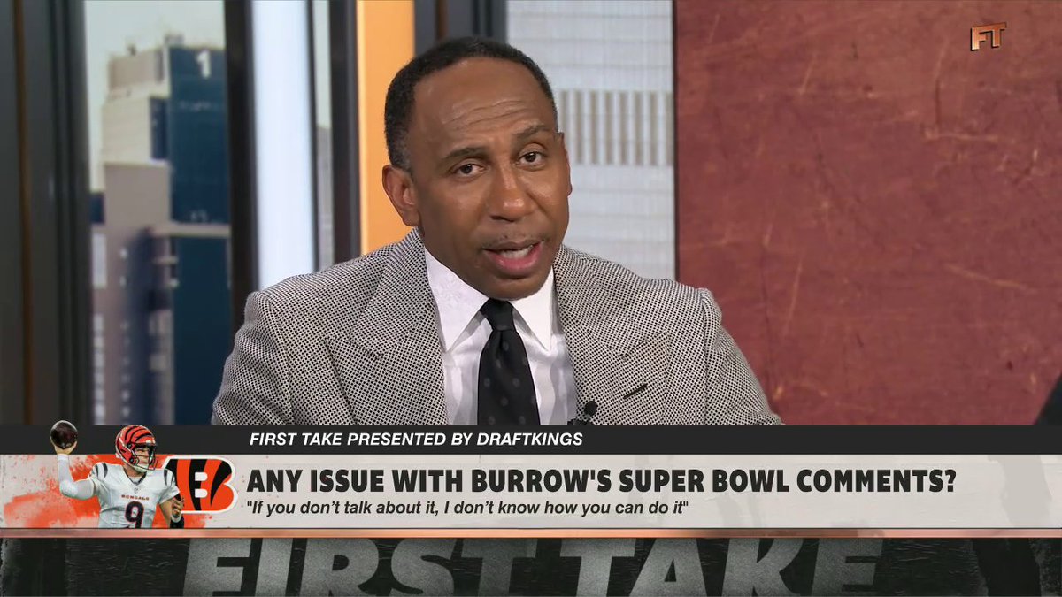 “Cincinnati is an elite offense when [Joe Burrow] is on the field. … The defense isn’t doing a damn thing!” Stephen A Smith goes off on the Bengals' defense 👀