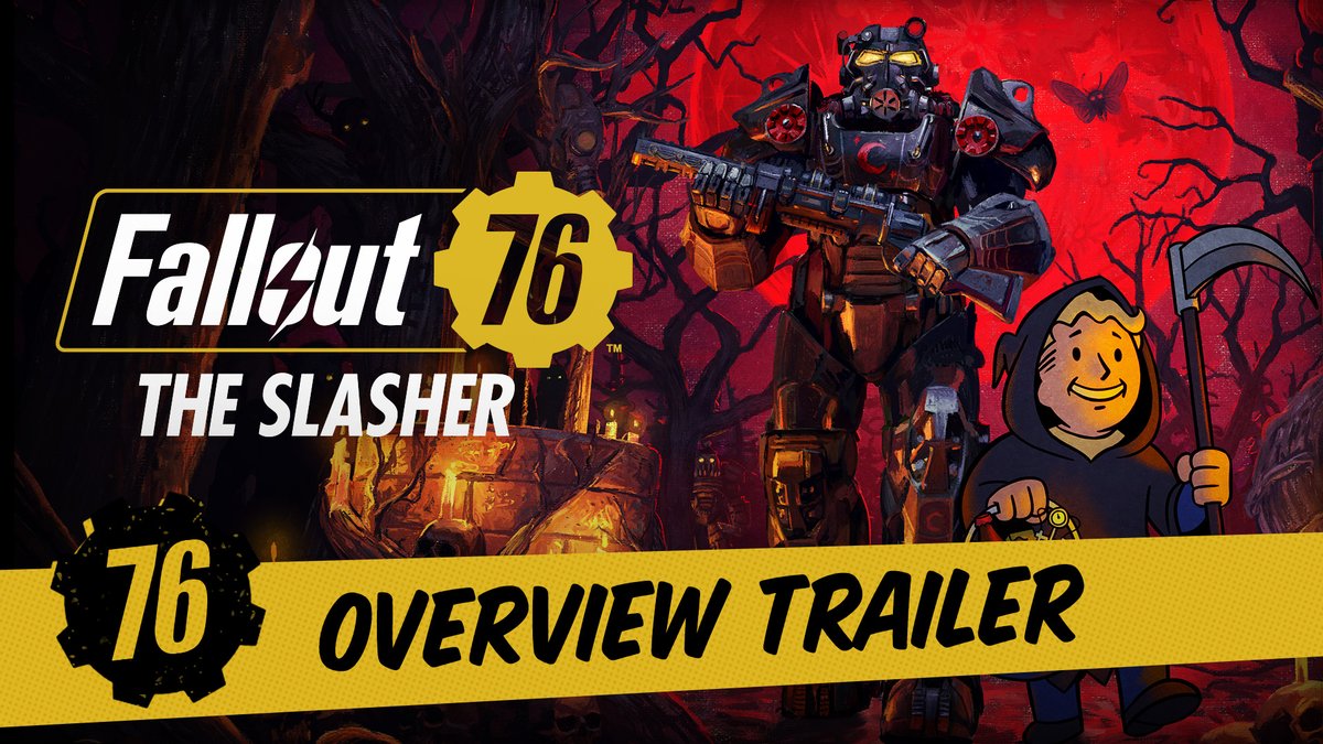 Prepare for a fall full of fright as you uncover the legend of the Pint-Sized Slasher and his devoted fanatics. Learn all about The Slasher update which arrives for #Fallout76 on September 15.