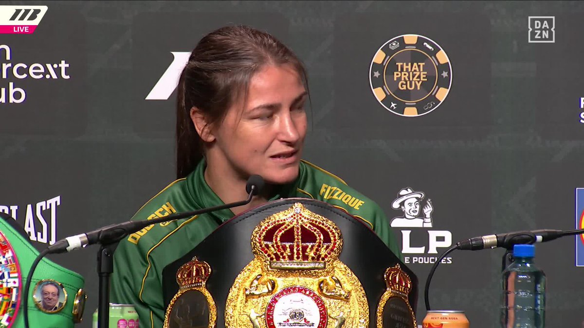 'End my dream career in my dream venue' ☘️ What a way to bow out for Katie Taylor. #TaylorPili | Sept 5 | Live on DAZN ▪️