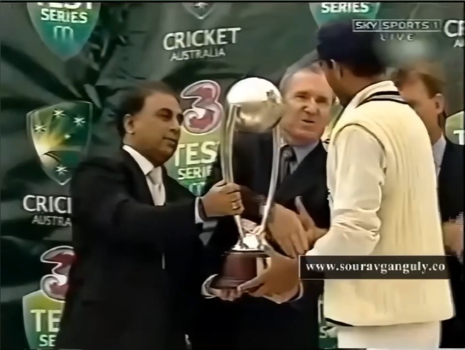 Sourav Ganguly the first captain to retain bgt. In peak Australia's den in 2003-04. This is the only drawn series in BGT history