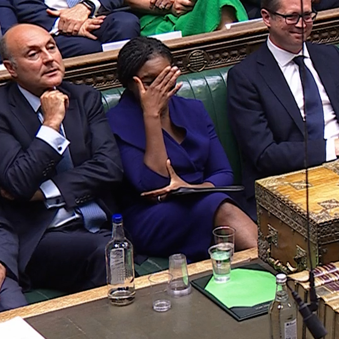 'Let's have this argument!' Andy Burnham and Kemi Badenoch go head-to-head for the first time in the House of Commons.