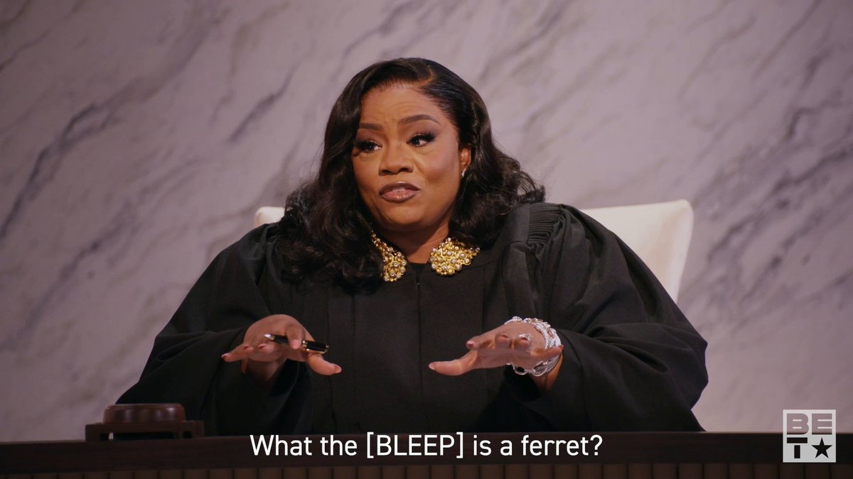 SNEAK PEEK: Is a ferret a rat with a degree? And the leash talk?! We have questions. Things get UNHINGED during the season finale of #MsPatSettlesIt TONIGHT at 9/8c for #ComedyFunNight!