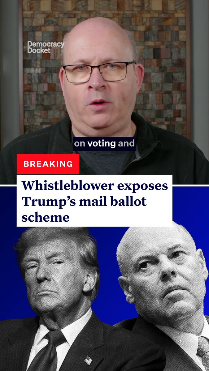 🚨BREAKING: Whistleblower claims USPS defied court orders to rush through faulty ballot-tracking portal. “Potentially millions of American voters may not receive their mail-in ballot this election cycle in a timely manner, or at all,” the whistleblower wrote. The report also accuses the administration of a “pattern of defiance of court orders.”