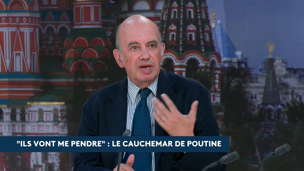 🔴 🗣️ "Ils vont me pendre" : Poutine de plus en plus paranoïaque ? "Il n'est pas à l'abri parce que (...) dans un système politique dans lequel on donne la mort, on n'est pas à l'abri de la mort", analyse Pierre Levy, ancien ambassadeur de France en Russie. #AvantLe20h #canal16
