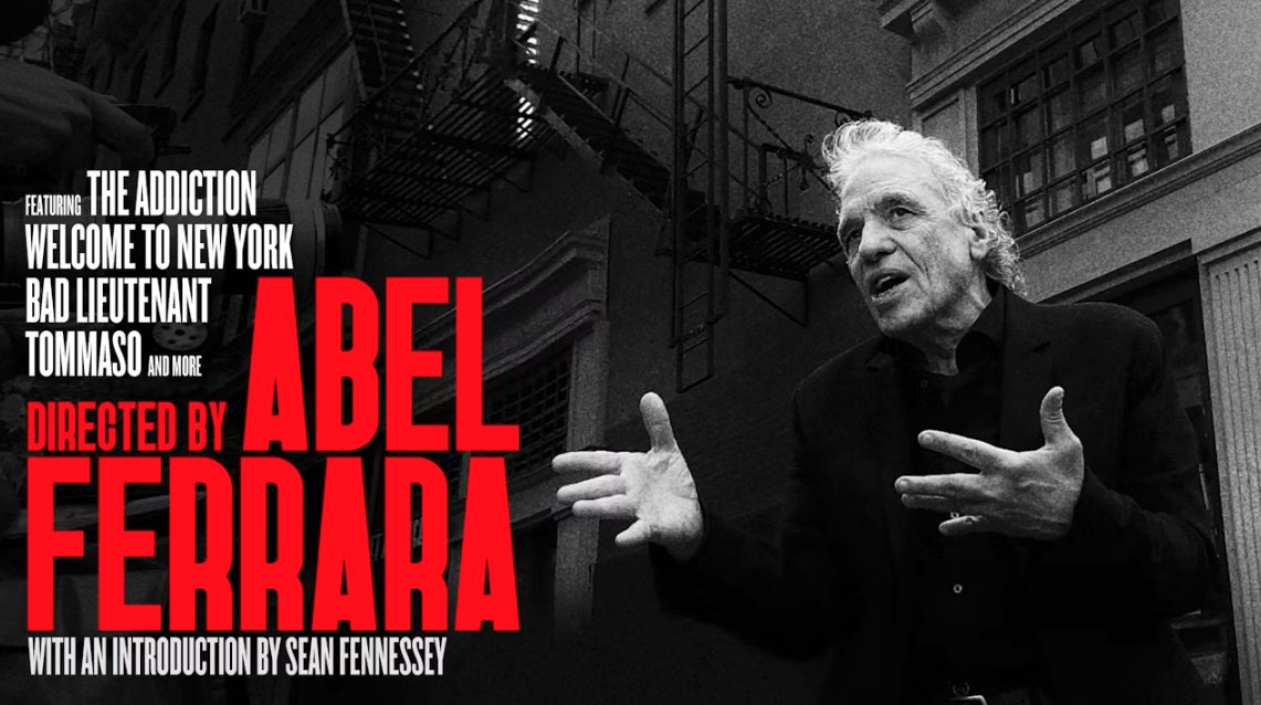 DIRECTED BY ABEL FERRARA 🖤 Now playing on the Criterion Channel! Pulsing with operatic intensity and a furious moral vision all his own, Ferrara's films comprise one of the most fearless bodies of work in modern cinema.