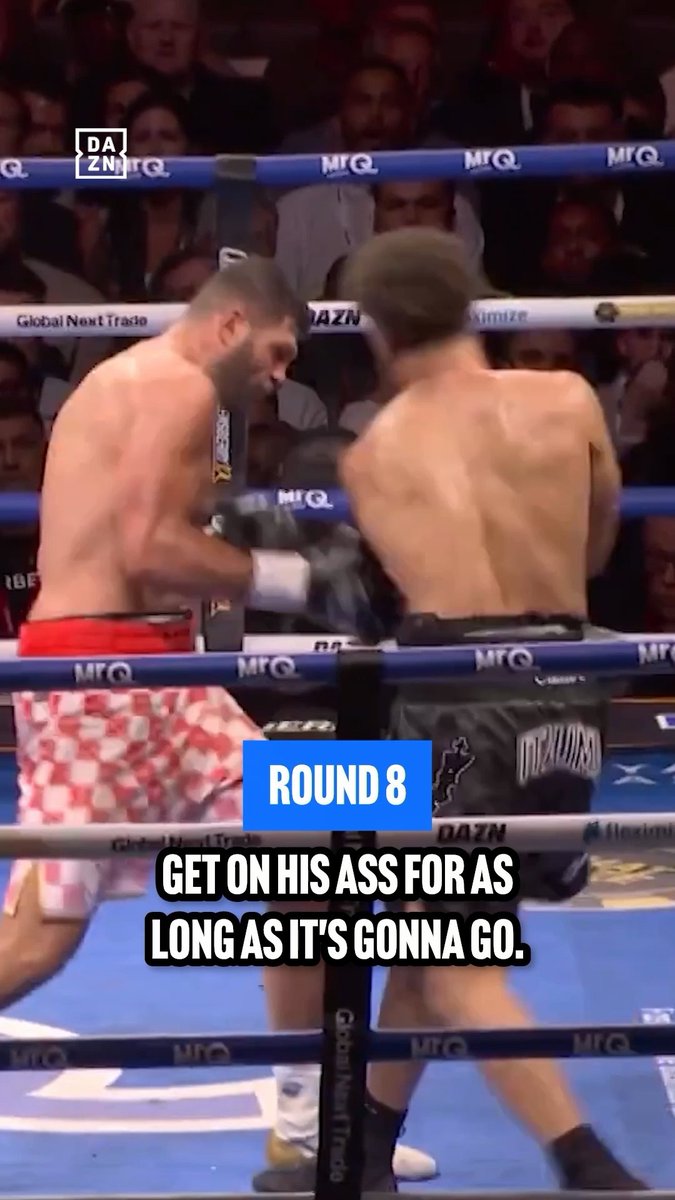 "Let him gas out!" 👀 Listen in to the advice Filip Hrgovic's corner gave him during his win over Moses Itauma 🔊