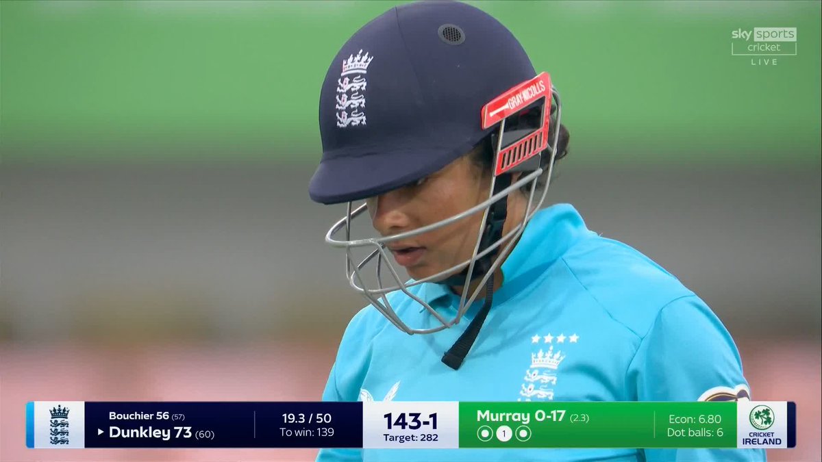 Ireland get the breakthrough as Sophia Dunkley departs! ❌
