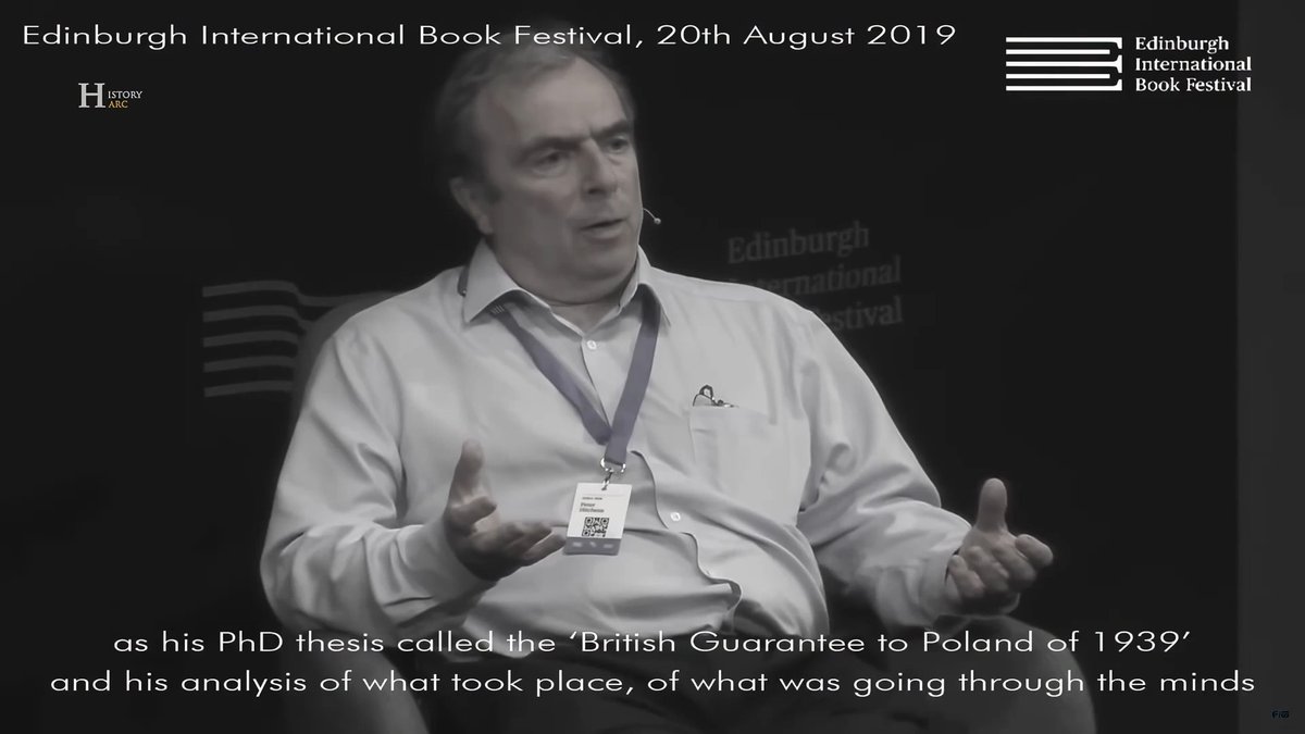 "We made the guarantee because we were afraid that Poland would come to a friendly understanding with Germany, and we were worried we would therefore not have a pretext for a war which we sought." — Peter Hitchens (Citing 'The British Guarantee to Poland' by Simon Newman)
