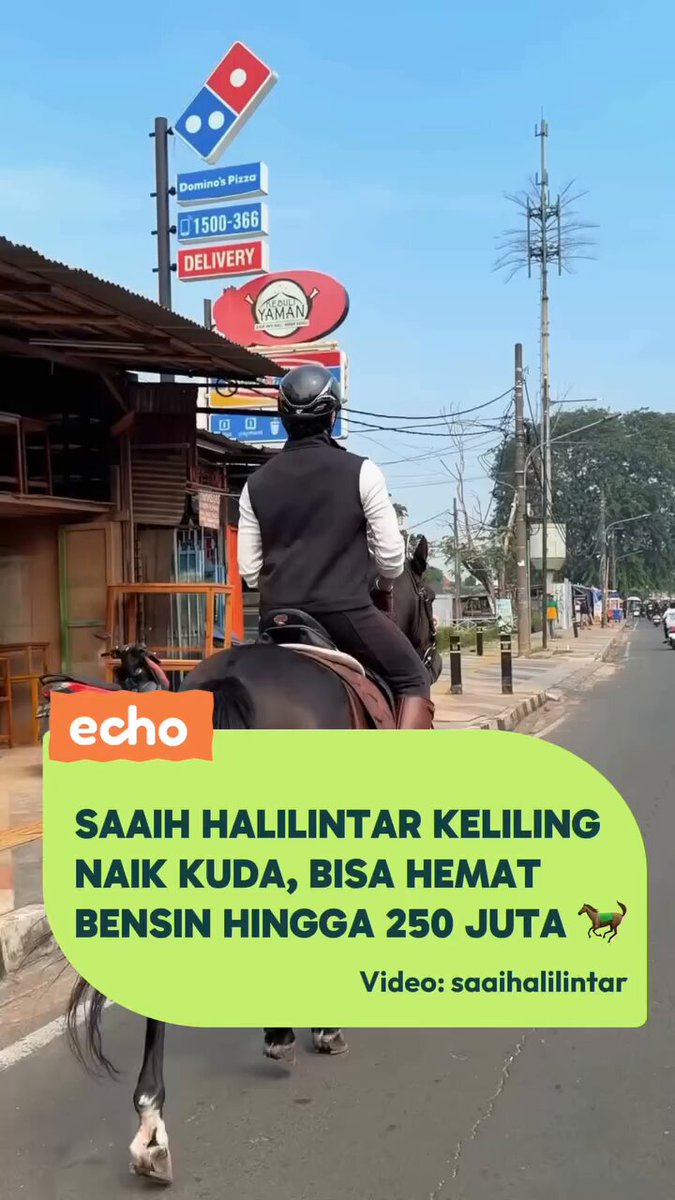 Coba bang keluar kota naik kuda🗿