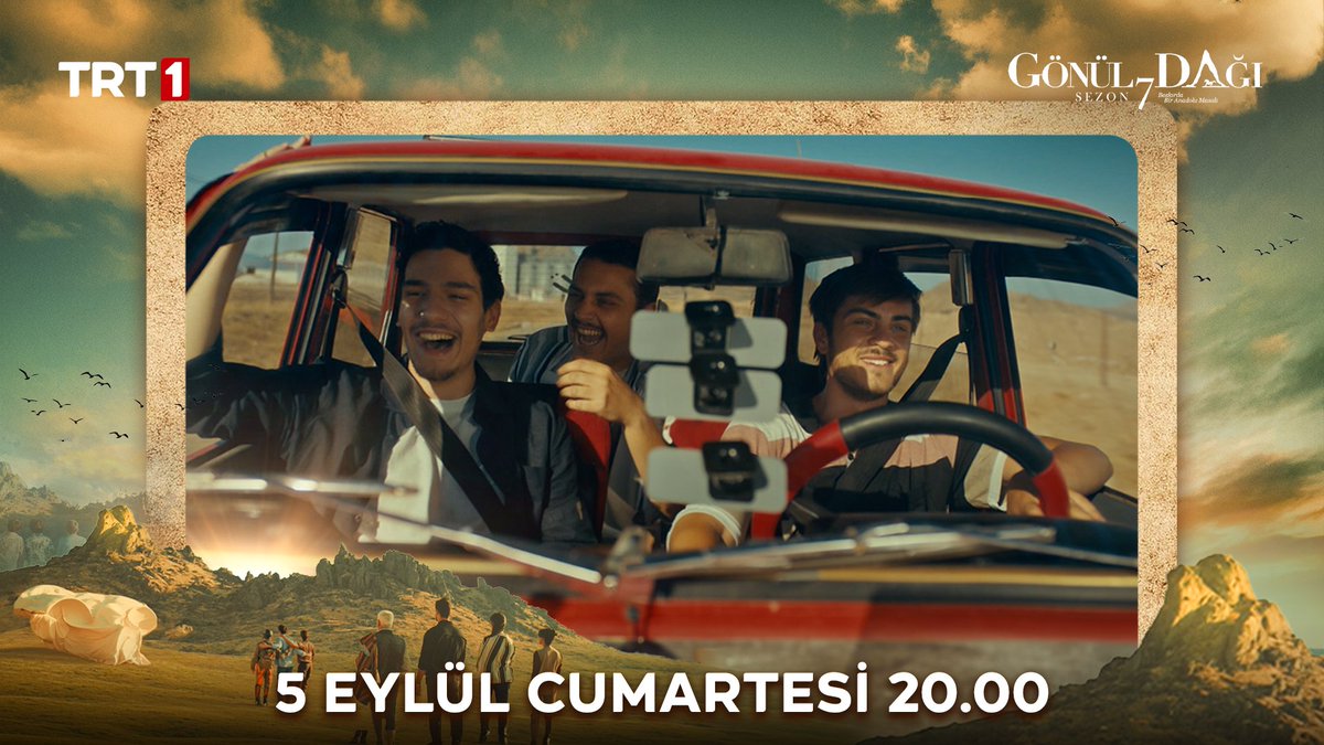 Bozkır hiç eski bozkır gibi değil… ⛰️ Gönül Dağı yeni sezonuyla 5 Eylül Cumartesi 20.00’de TRT 1’de başlıyor! TRT 1